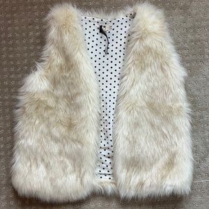 Faux fur vest